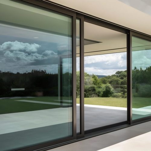 modern-sliding-glass-door-frame-outside-house